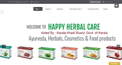 Desktop Screenshot of happyherbalcare.com